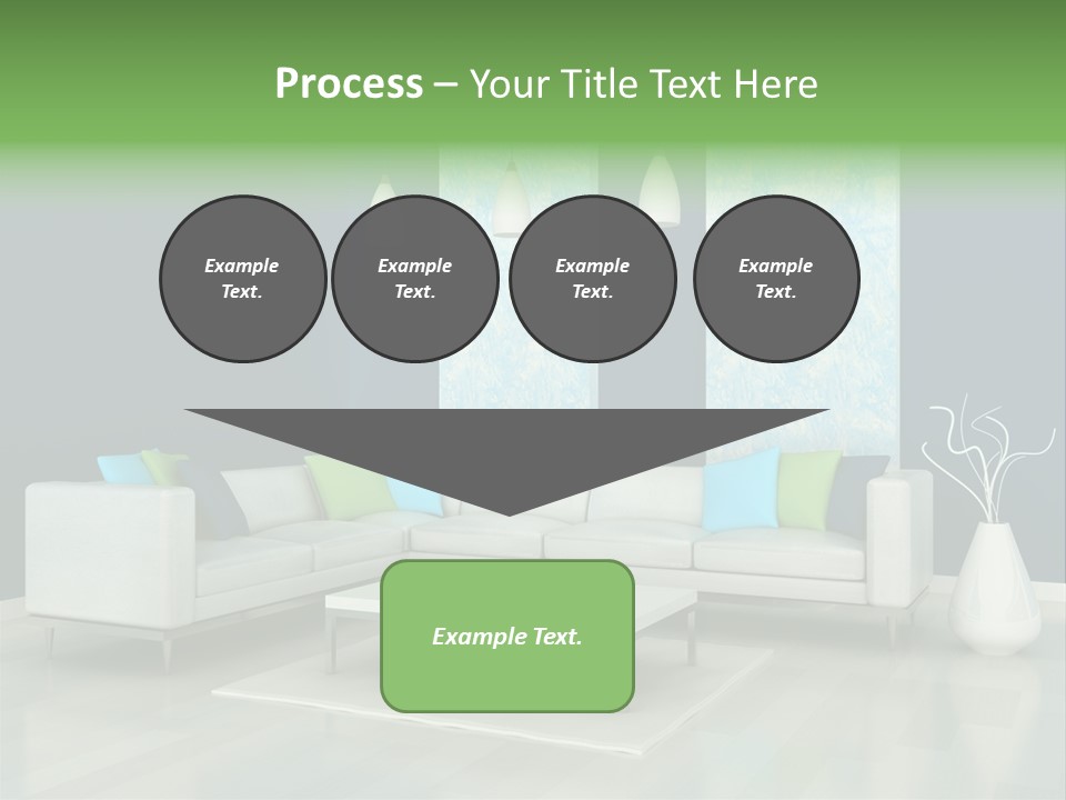 Divan Armchair Comfort PowerPoint Template
