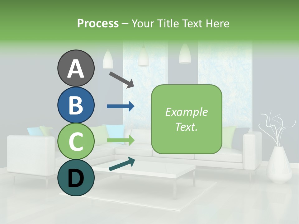 Divan Armchair Comfort PowerPoint Template