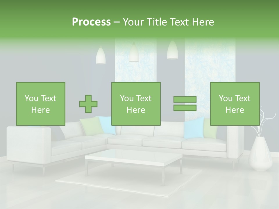 Divan Armchair Comfort PowerPoint Template