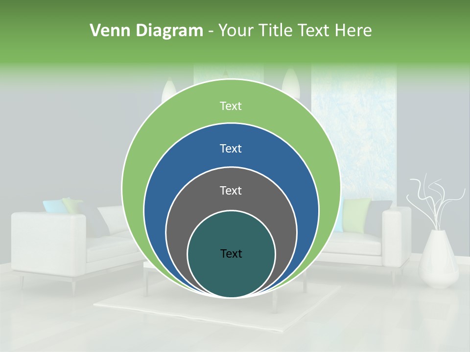 Divan Armchair Comfort PowerPoint Template