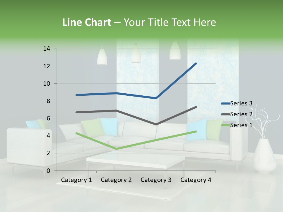 Divan Armchair Comfort PowerPoint Template
