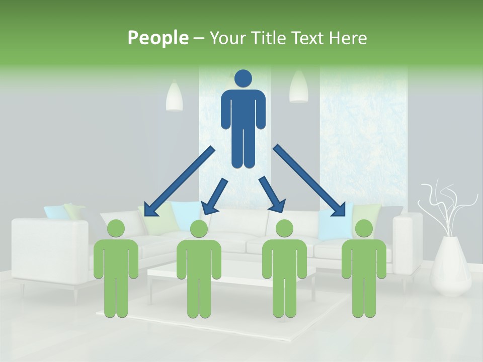 Divan Armchair Comfort PowerPoint Template