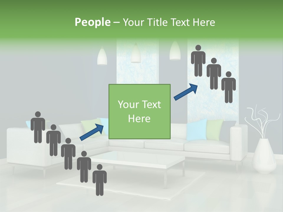 Divan Armchair Comfort PowerPoint Template