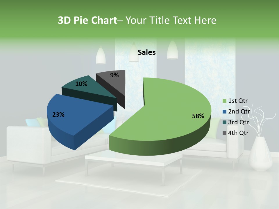 Divan Armchair Comfort PowerPoint Template