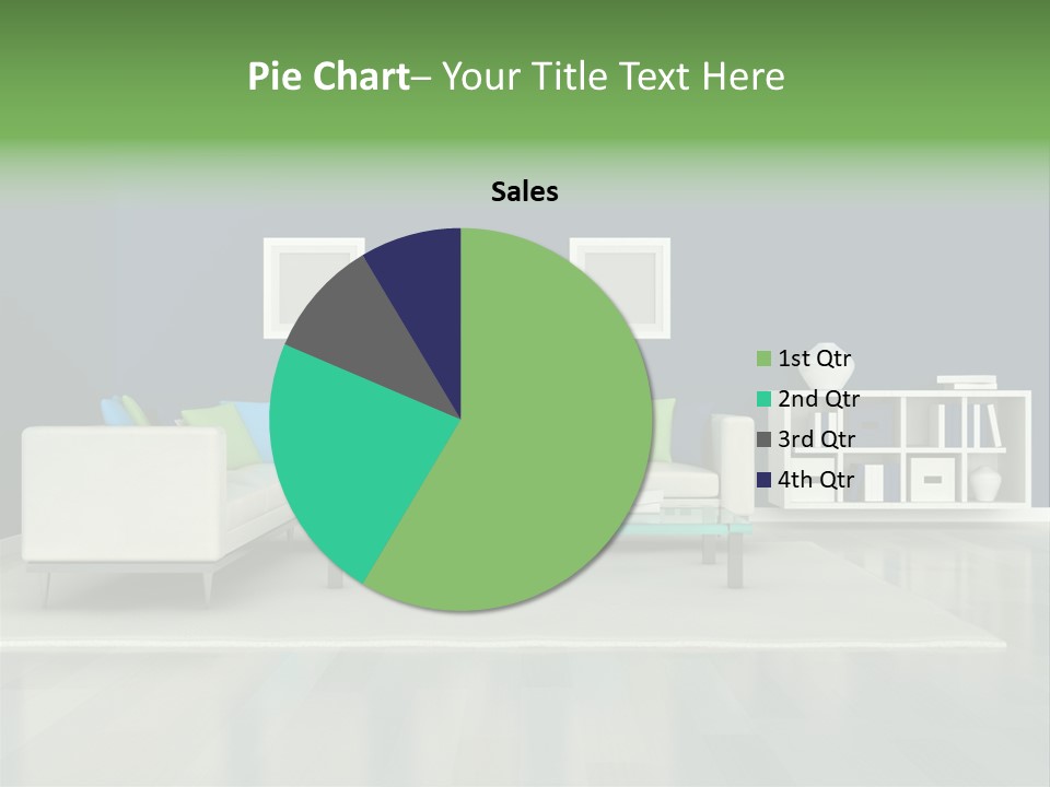 Decorative House Scene PowerPoint Template