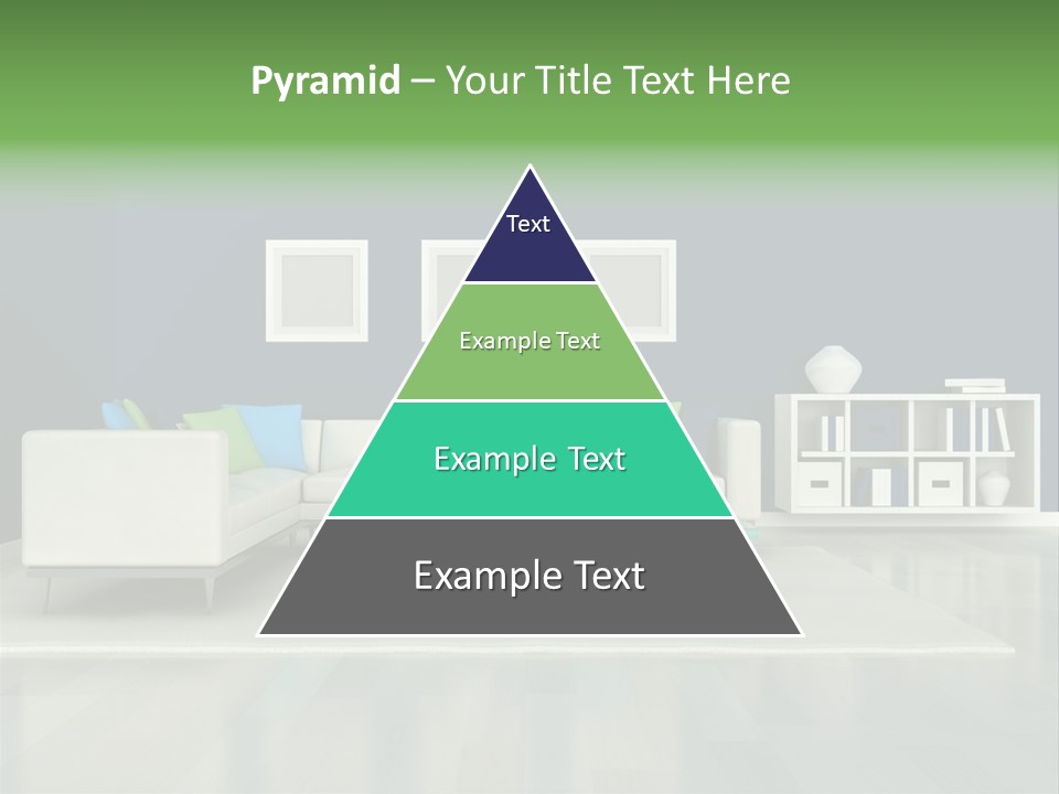 Decorative House Scene PowerPoint Template