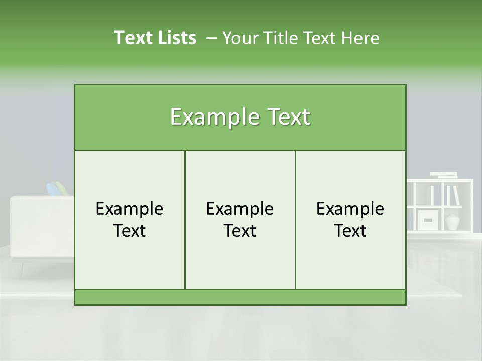 Decorative House Scene PowerPoint Template