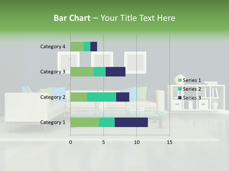 Decorative House Scene PowerPoint Template