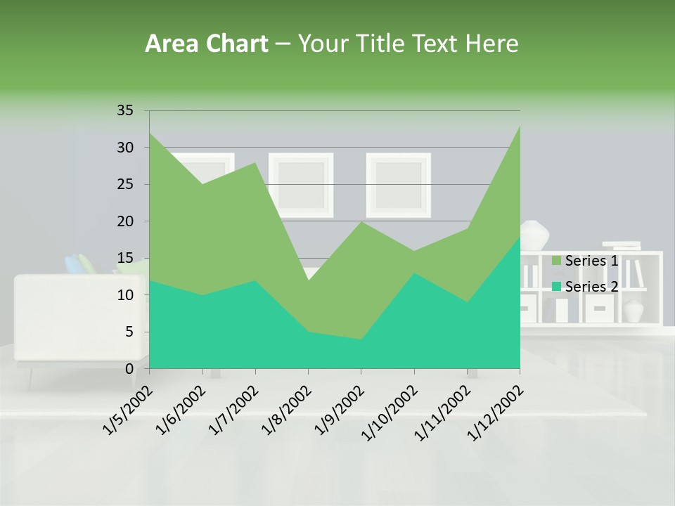 Decorative House Scene PowerPoint Template