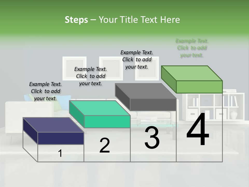 Decorative House Scene PowerPoint Template
