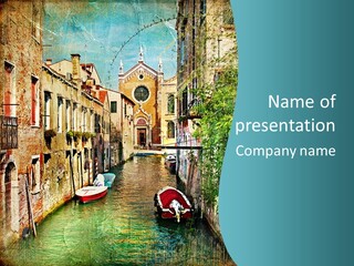 View Toned Old PowerPoint Template