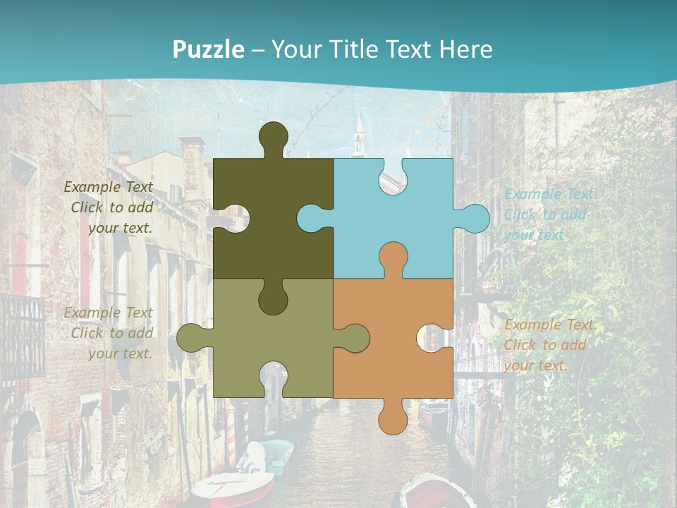 View Toned Old PowerPoint Template