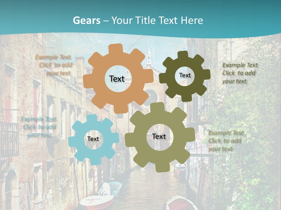 View Toned Old PowerPoint Template