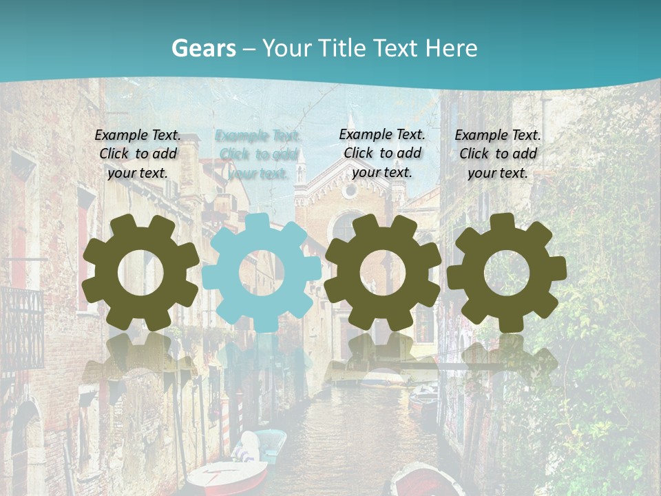 View Toned Old PowerPoint Template