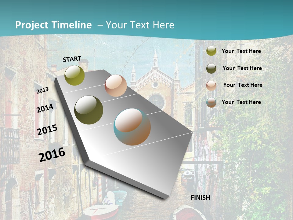 View Toned Old PowerPoint Template