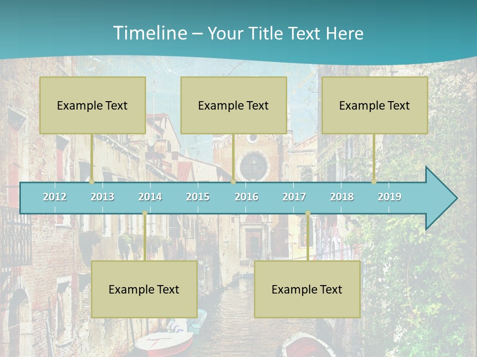 View Toned Old PowerPoint Template