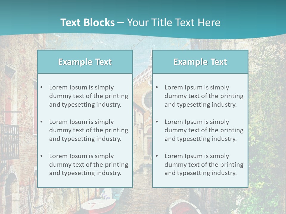 View Toned Old PowerPoint Template