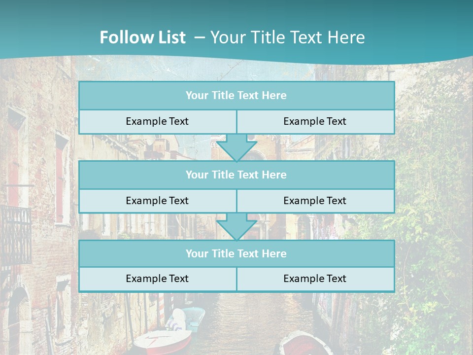 View Toned Old PowerPoint Template