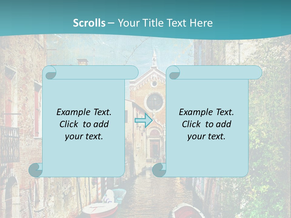 View Toned Old PowerPoint Template