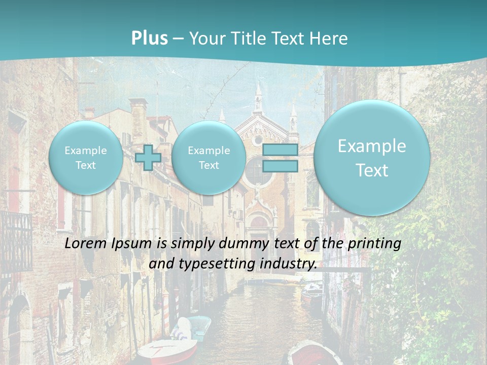 View Toned Old PowerPoint Template