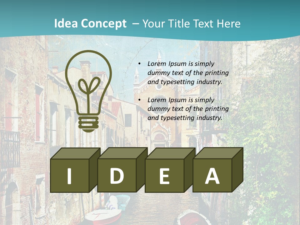 View Toned Old PowerPoint Template