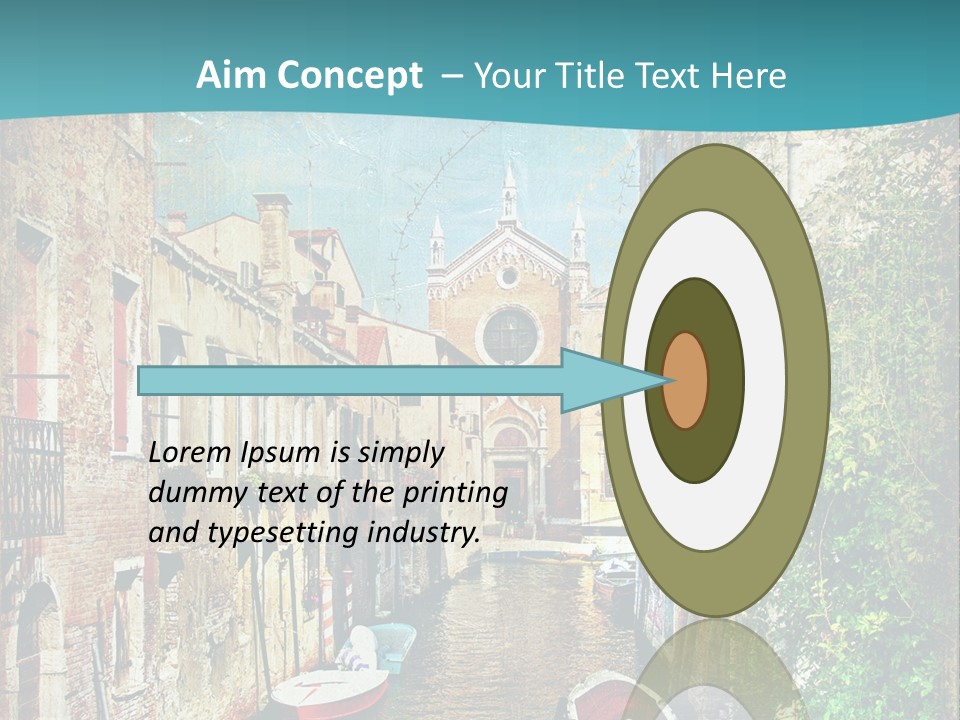 View Toned Old PowerPoint Template