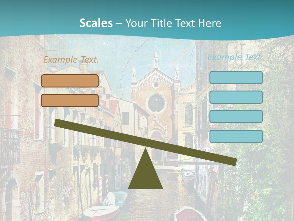 View Toned Old PowerPoint Template