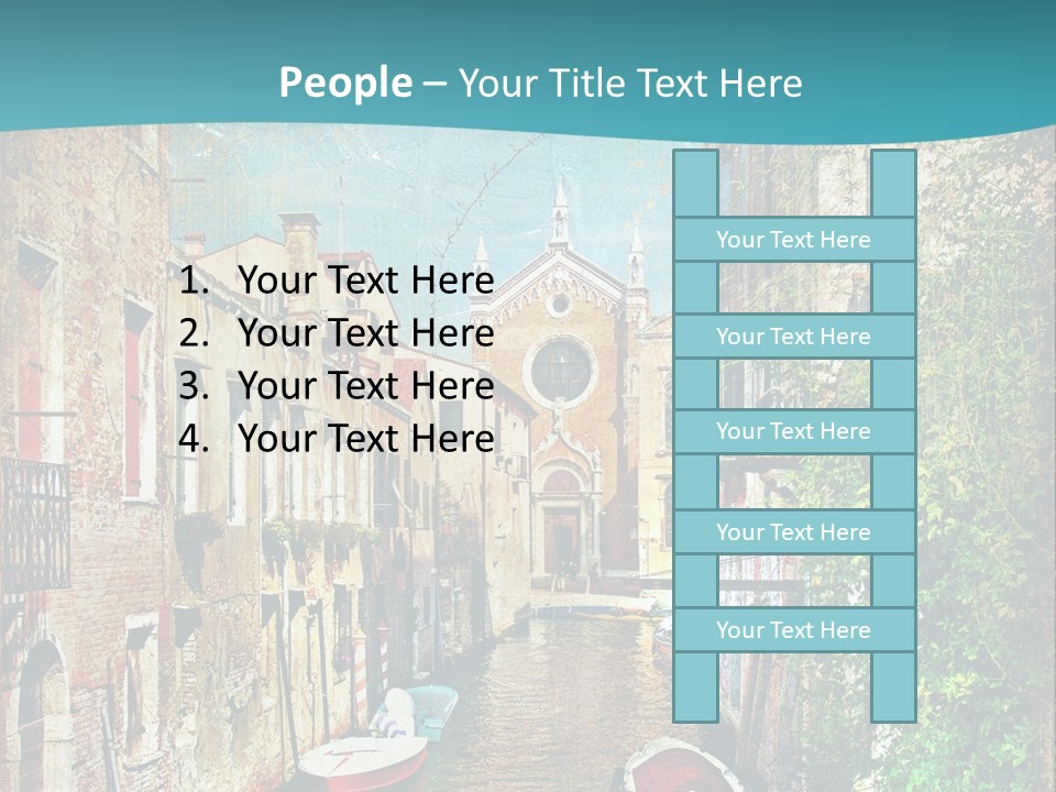 View Toned Old PowerPoint Template