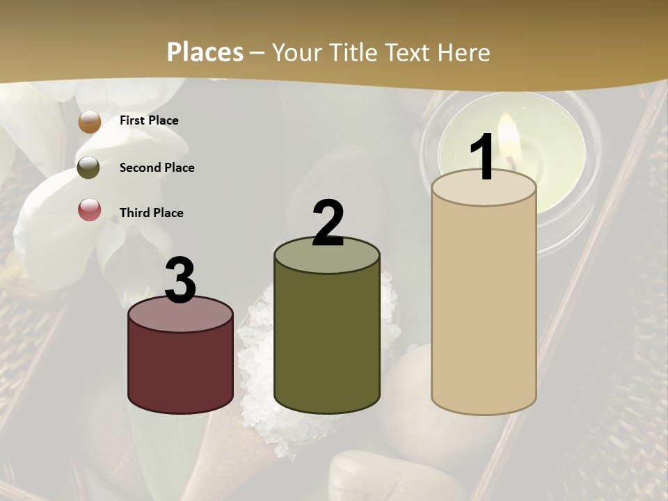 Wellness Bamboo Mat PowerPoint Template