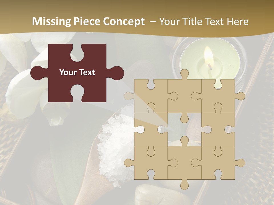 Wellness Bamboo Mat PowerPoint Template