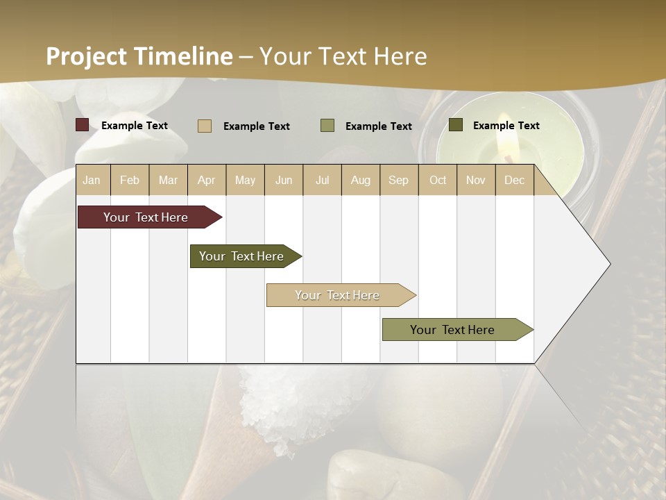 Wellness Bamboo Mat PowerPoint Template