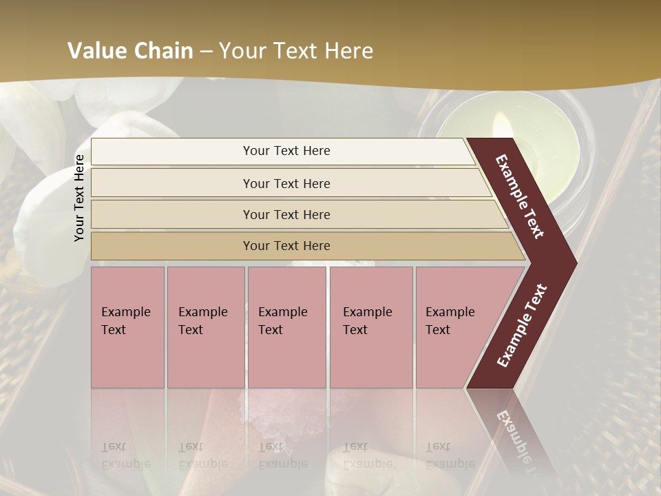 Wellness Bamboo Mat PowerPoint Template