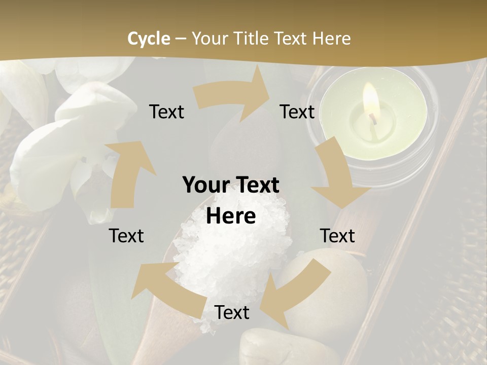 Wellness Bamboo Mat PowerPoint Template