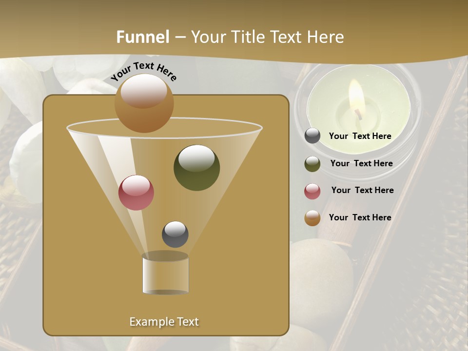 Wellness Bamboo Mat PowerPoint Template