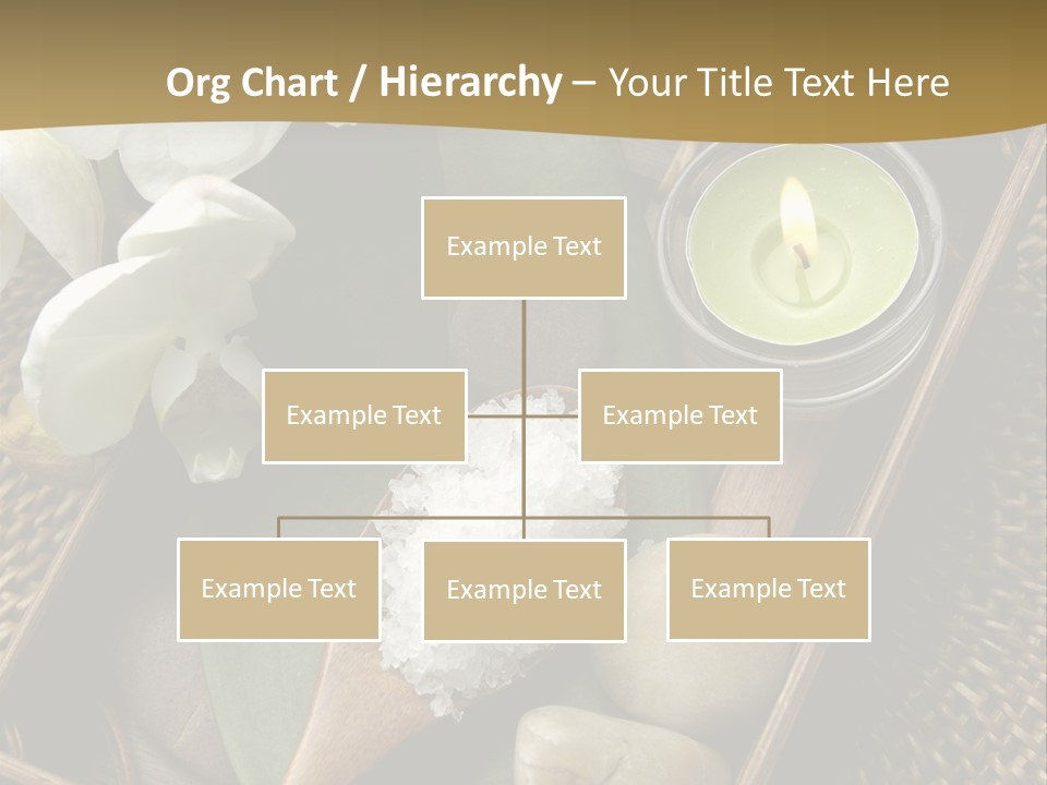 Wellness Bamboo Mat PowerPoint Template