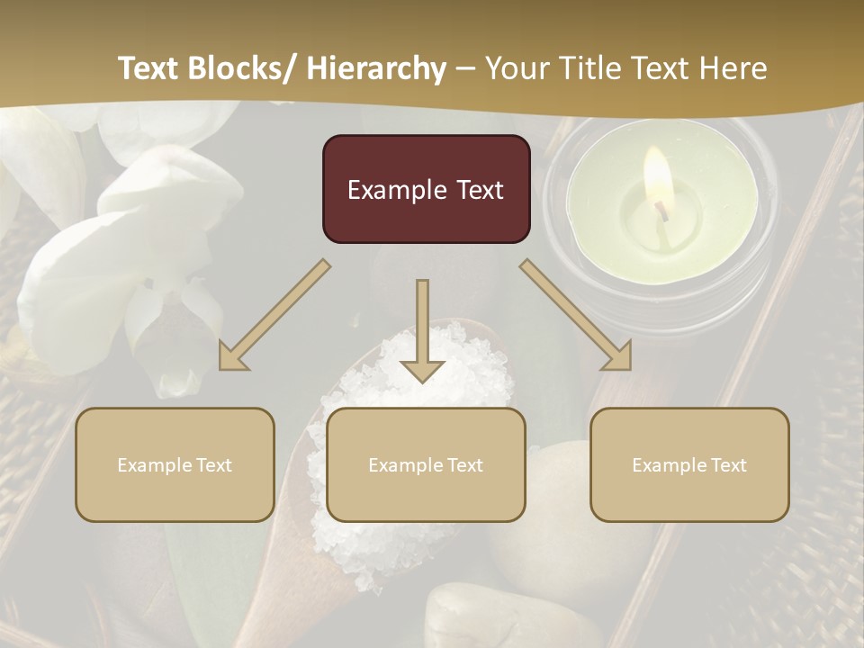 Wellness Bamboo Mat PowerPoint Template