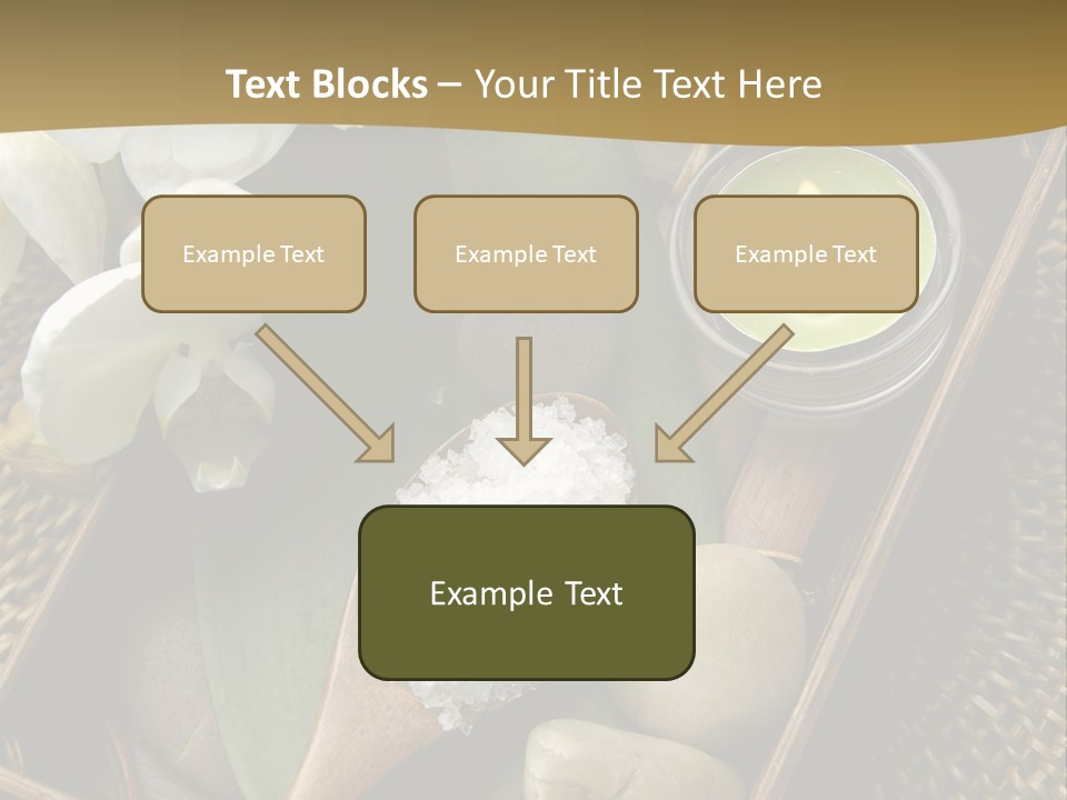 Wellness Bamboo Mat PowerPoint Template