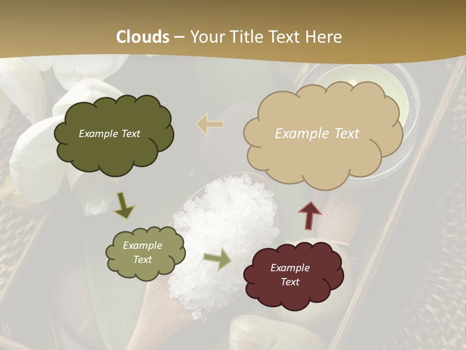 Wellness Bamboo Mat PowerPoint Template