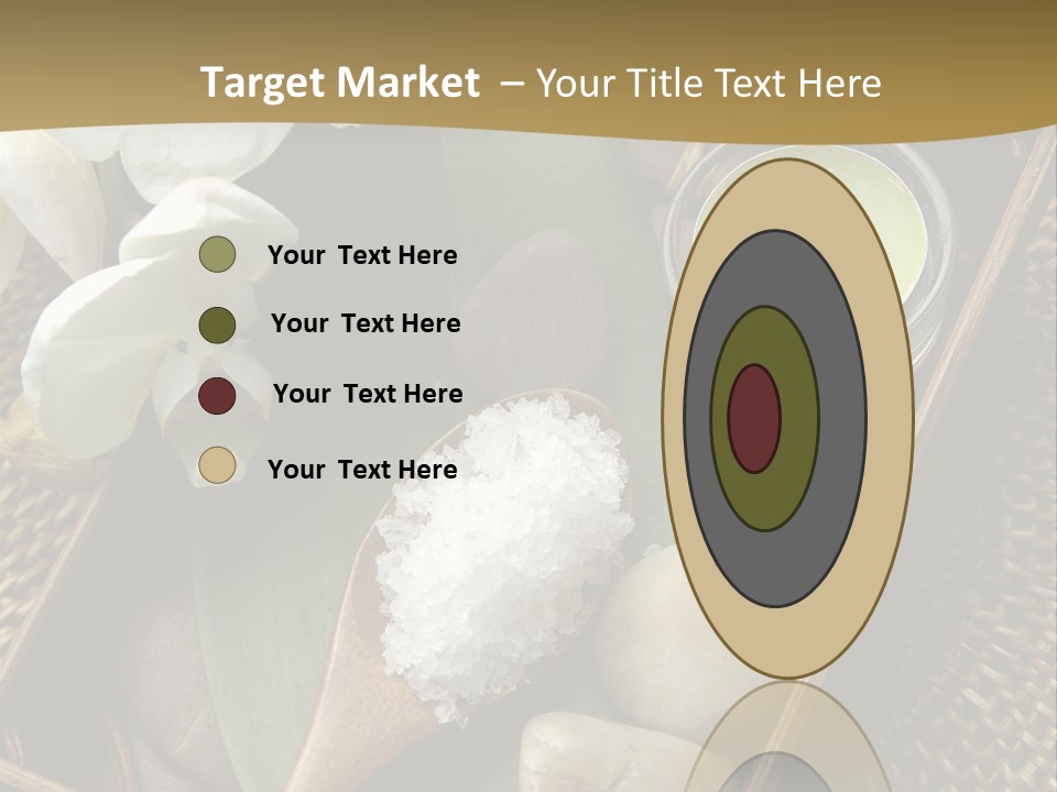 Wellness Bamboo Mat PowerPoint Template