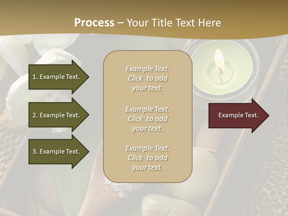 Wellness Bamboo Mat PowerPoint Template