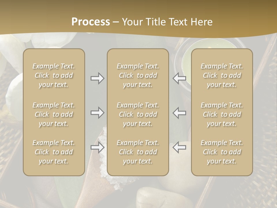 Wellness Bamboo Mat PowerPoint Template