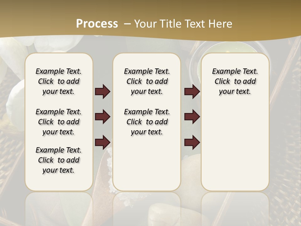 Wellness Bamboo Mat PowerPoint Template