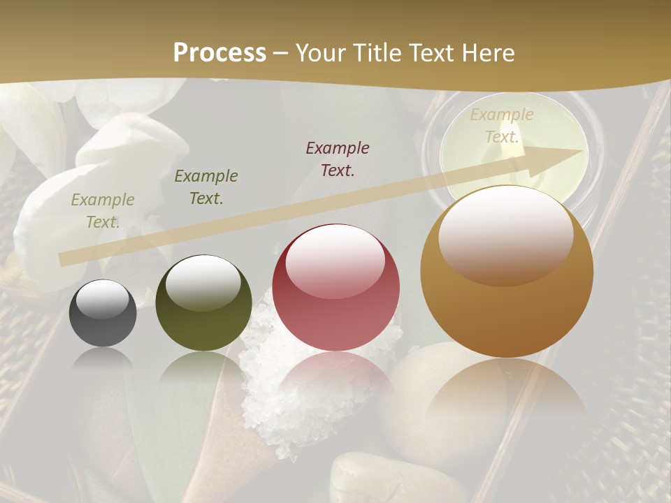 Wellness Bamboo Mat PowerPoint Template