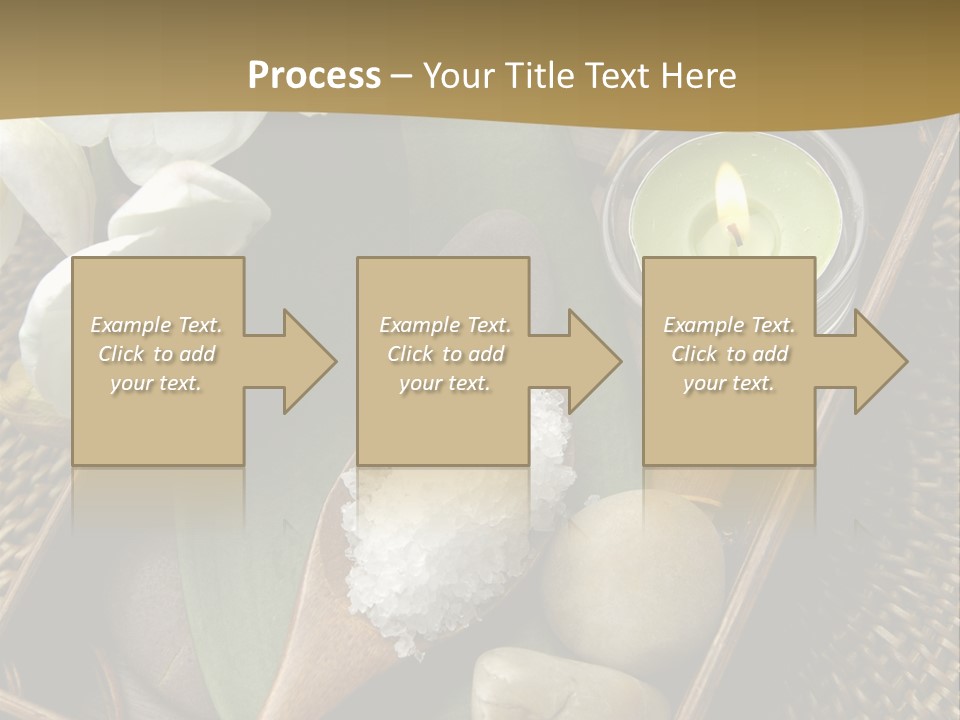 Wellness Bamboo Mat PowerPoint Template