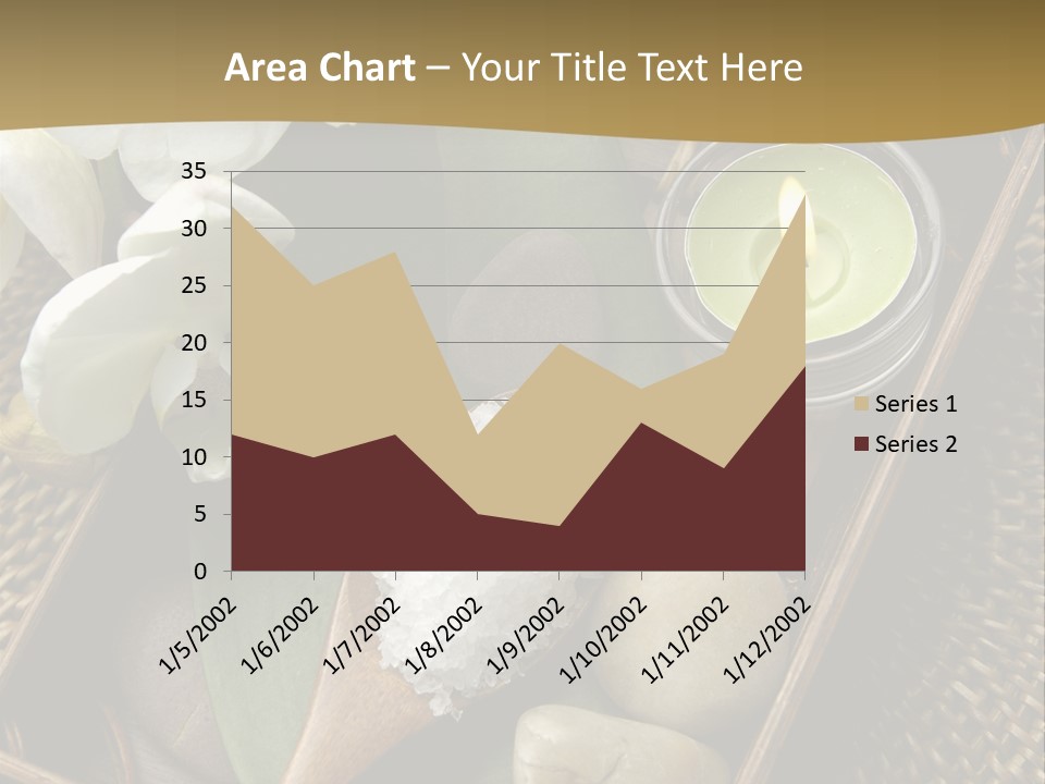 Wellness Bamboo Mat PowerPoint Template