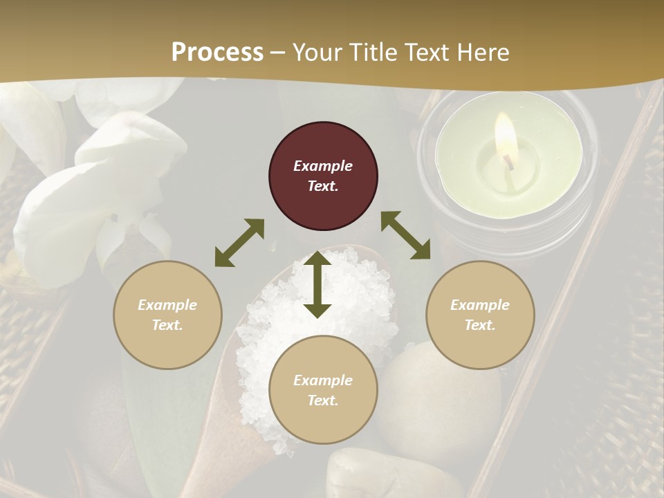 Wellness Bamboo Mat PowerPoint Template