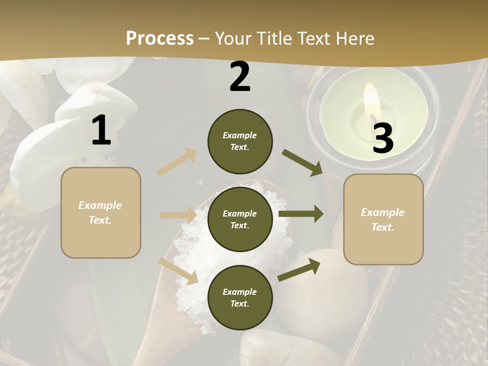 Wellness Bamboo Mat PowerPoint Template