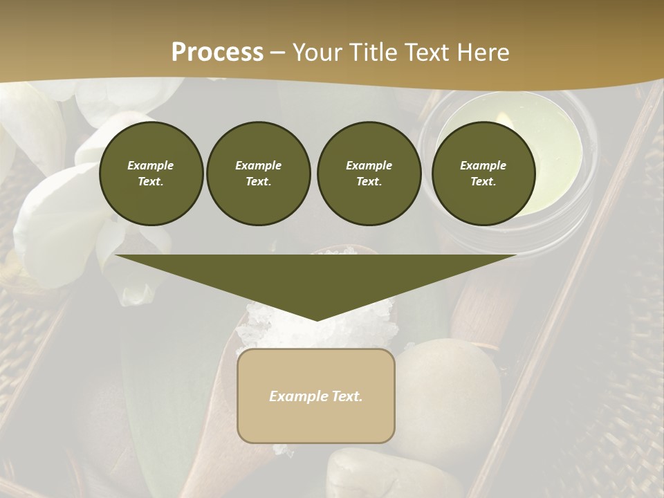 Wellness Bamboo Mat PowerPoint Template