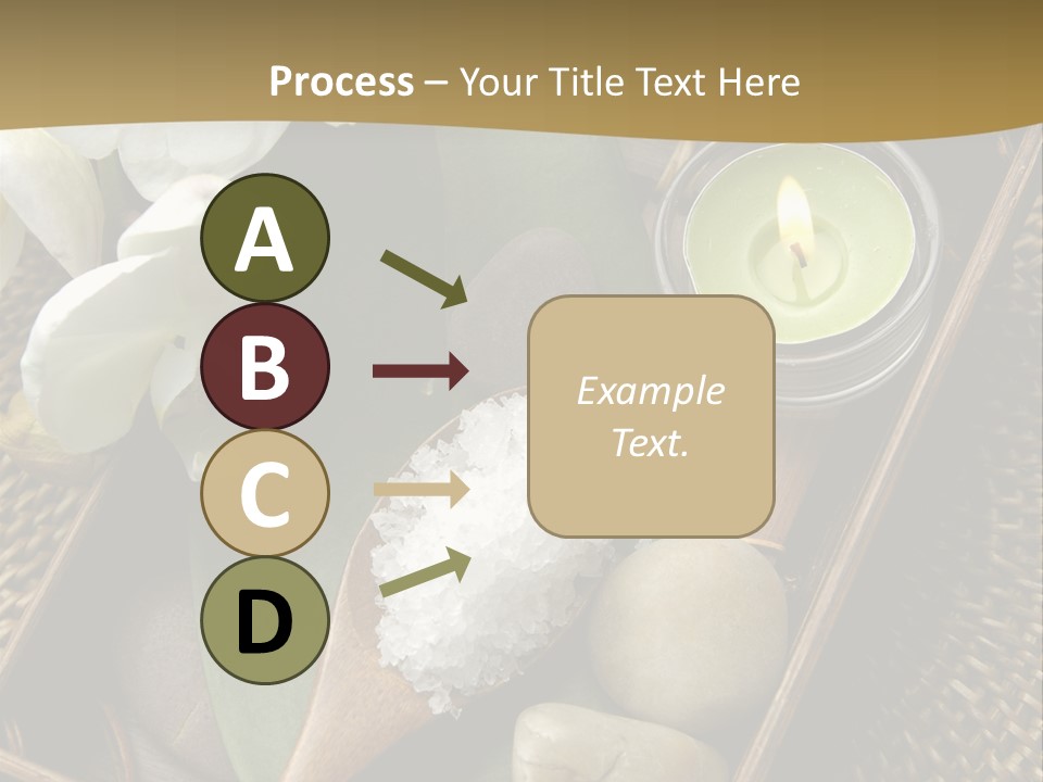 Wellness Bamboo Mat PowerPoint Template