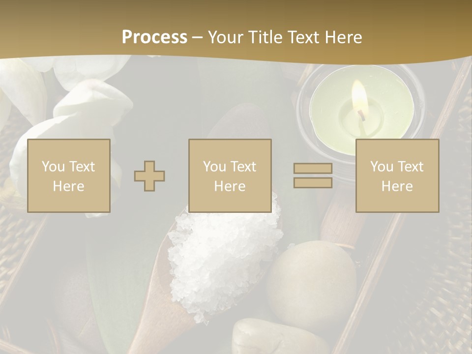 Wellness Bamboo Mat PowerPoint Template